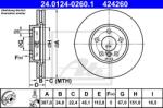 ATE Disc frana ATE 24.0124-0260.1 (24.0124-0260.1)