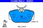 ATE set placute frana, frana disc ATE 13.0460-2923.2 (13.0460-2923.2)