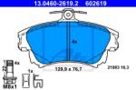ATE set placute frana, frana disc ATE 13.0460-2619.2 (13.0460-2619.2)