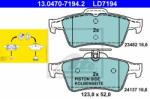 ATE set placute frana, frana disc ATE Ceramic 13.0470-7194.2 (13.0470-7194.2)
