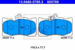 ATE set placute frana, frana disc ATE 13.0460-5789.2 (13.0460-5789.2) - automobilus