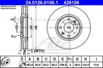ATE Disc frana ATE 24.0126-0106.1 (24.0126-0106.1)