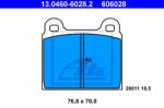 ATE set placute frana, frana disc ATE 13.0460-6028.2 (13.0460-6028.2)