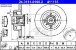 ATE Disc frana ATE 24.0111-0166.2 (24.0111-0166.2)