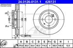 ATE Disc frana ATE 24.0126-0131.1 (24.0126-0131.1)
