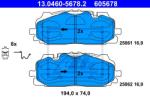 ATE set placute frana, frana disc ATE 13.0460-5678.2 (13.0460-5678.2)