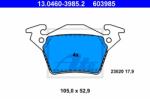 ATE set placute frana, frana disc ATE 13.0460-3985.2 (13.0460-3985.2)