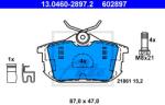 ATE set placute frana, frana disc ATE 13.0460-2897.2 (13.0460-2897.2)