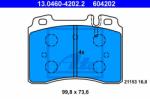 ATE set placute frana, frana disc ATE 13.0460-4202.2 (13.0460-4202.2)