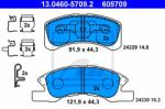 ATE set placute frana, frana disc ATE 13.0460-5709.2 (13.0460-5709.2)