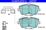 ATE set placute frana, frana disc ATE Ceramic 13.0470-2727.2 (13.0470-2727.2)