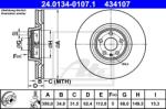 ATE Disc frana ATE 24.0134-0107.1 (24.0134-0107.1) - automobilus