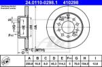 ATE Disc frana ATE 24.0110-0298.1 (24.0110-0298.1)