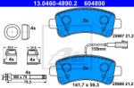 ATE set placute frana, frana disc ATE 13.0460-4890.2 (13.0460-4890.2)