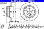 ATE Disc frana ATE PowerDisc 24.0310-0278.1 (24.0310-0278.1)