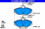 ATE set placute frana, frana disc ATE 13.0460-2817.2 (13.0460-2817.2)