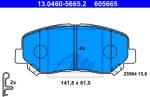 ATE set placute frana, frana disc ATE 13.0460-5665.2 (13.0460-5665.2)