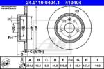 ATE Disc frana ATE 24.0110-0404.1 (24.0110-0404.1)