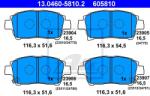 ATE set placute frana, frana disc ATE 13.0460-5810.2 (13.0460-5810.2)
