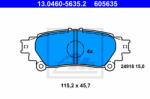 ATE set placute frana, frana disc ATE 13.0460-5635.2 (13.0460-5635.2)