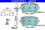 ATE set placute frana, frana disc ATE 13.0470-2770.2 - automobilus