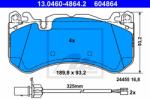 ATE set placute frana, frana disc ATE 13.0460-4864.2 (13.0460-4864.2)