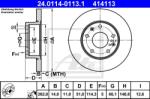 ATE Disc frana ATE 24.0114-0113.1 (24.0114-0113.1) - automobilus