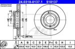 ATE Disc frana ATE PowerDisc 24.0318-0137.1 (24.0318-0137.1)