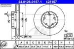 ATE Disc frana ATE 24.0128-0157.1 - automobilus