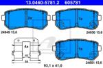 ATE set placute frana, frana disc ATE 13.0460-5781.2 (13.0460-5781.2)