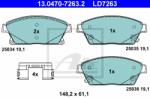 ATE set placute frana, frana disc ATE Ceramic 13.0470-7263.2 (13.0470-7263.2)