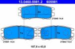 ATE set placute frana, frana disc ATE 13.0460-5981.2 (13.0460-5981.2)