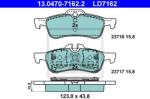 ATE set placute frana, frana disc ATE Ceramic 13.0470-7162.2 (13.0470-7162.2)