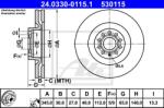 ATE Disc frana ATE PowerDisc 24.0330-0115.1 (24.0330-0115.1)
