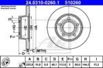 ATE Disc frana ATE PowerDisc 24.0310-0260.1 (24.0310-0260.1)