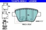 ATE set placute frana, frana disc ATE Ceramic 13.0470-3858.2 (13.0470-3858.2)