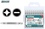 TOTAL Bit - PH2 + SL6.0*1.0, 50mm, 10 buc/set (INDUSTRIAL) (TAC16HL133) Set capete bit, chei tubulare