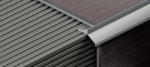 Profilplast aluminium vízvető profil teraszhoz 10 mm / 2, 5 m eloxált ezüst