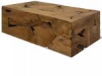 vidaXL Măsuță de cafea, 90 x 50 x 30 cm, lemn de tec natural, maro (244558) Masa de cafea
