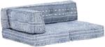 vidaXL Pernă fotoliu puf, indigo, material textil (249428)