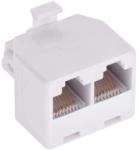 Cabletech Adaptor rj45 8p8c tata - 2x mama (TEL0023-2)