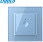 LIVOLO Intrerupator simplu tactil Livolo seria noua cu panou din sticla (VL-FC1-2AP-P7E)