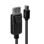 Lindy Cablu Mini Displayport la Displayport 4K@60Hz T-T 3m negru, Lindy L41647 (L41647)