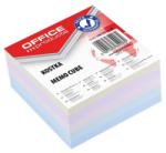 Office Products Cub hartie 85x85x40mm, Office Products - hartie culori pastel asortate (OF-14053311-99)