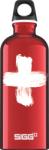 SIGG Traveller Water Bottle Swiss Red - Svájci Fémkulacs - Piros - 600 ml