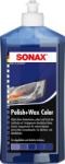 SONAX Solutie polish+ceara culoare albastru NanoPro SONAX 500ml