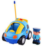 J-TOYS Mesefigurás elemes távirányítós autó kicsiknek - rendőrös (JT-6601)