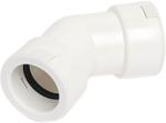 VECAMCO Merev csőhöz 45°-os könyök idom 20 mm (fehér) (9899-043-08) - meleget