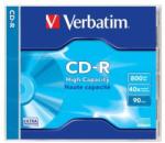 Verbatim Mediu optic Verbatim CD-R High Capacity 800MB Blank Viteza 40x (43427)