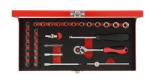 GEDORE dugókulcs készlet 1/4" 4-13 mm 32 részes R49004032 (R49004033)